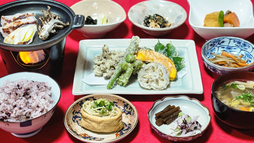 田舎の家庭料理プラン（写真）